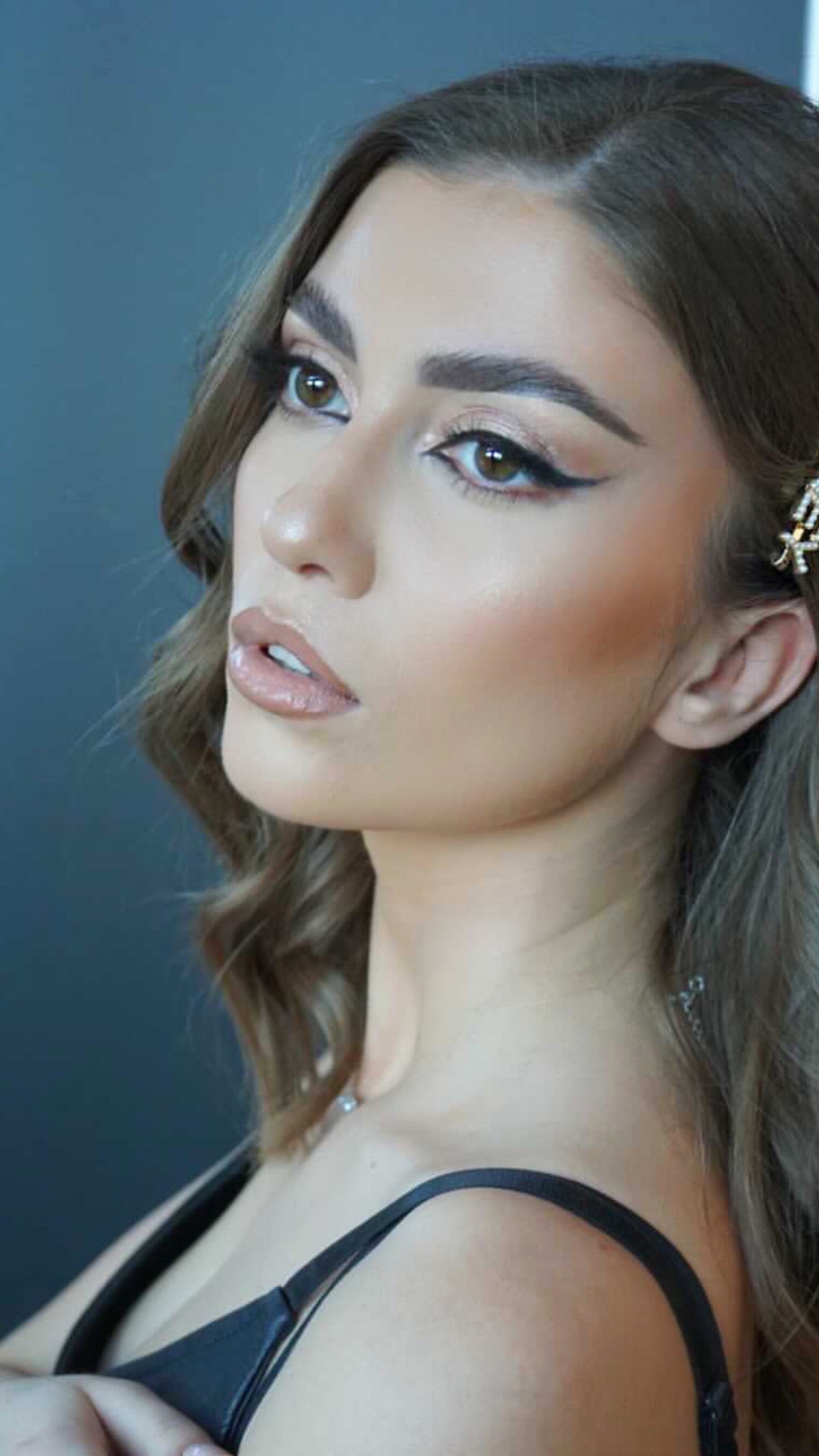 Fest makeup / hårstyling