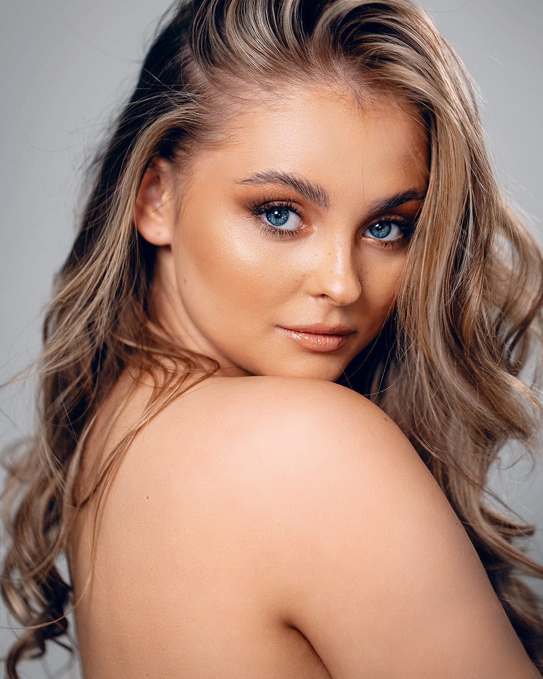 Fest makeup / hårstyling